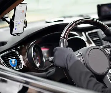 Driving a car